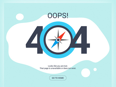 Compass 404 app branding design graphic design illustration logo typography ui ux vector