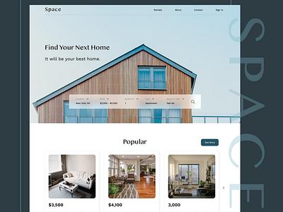 Rental Home Website