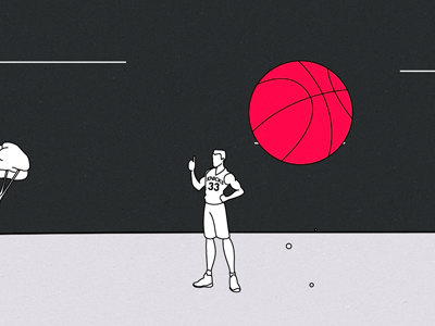 Practice - Part Two of Three (Michael Jordan) animations ilustration michael jordan mograph practice