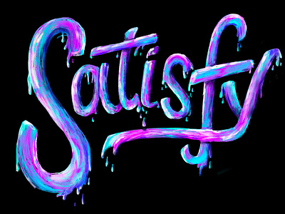 SATISFY apple pencil digital hand lettering handlettering ipad