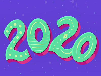 2020 procreate 2020 lettering