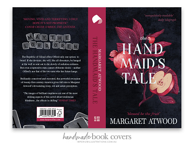 'The Handmaid's Tale' Book Cover Design book cover book design cover art design digital art graphic design illustration packaging