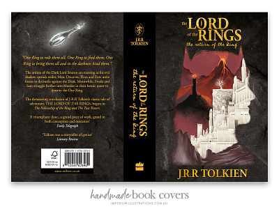 'LOTR The Return Of The King' Book Cover Design