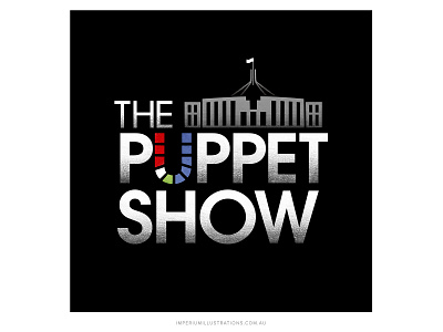 'The Puppet Show' Podcast Cover Art branding cover art cover design illustration lettering podcast art podcast artwork podcast branding podcast cover podcast logo podcasting