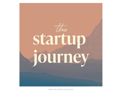 'The Startup Journey' Podcast Cover Art branding cover art cover design illustration lettering podcast art podcast artwork podcast branding podcast cover podcast logo podcasting