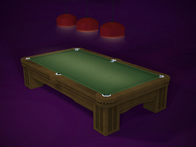 Pool Table 3d beginings pool table