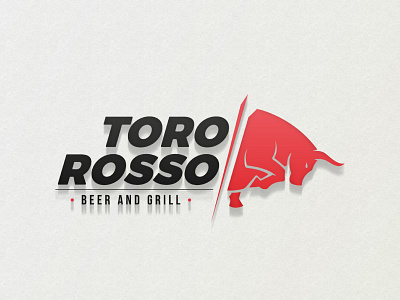 Logo - Toro Rosso branding design logo logotipo red shot vector