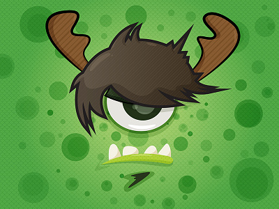 Angry Plantonc / Green angry green illustration mascot plancton shot vector