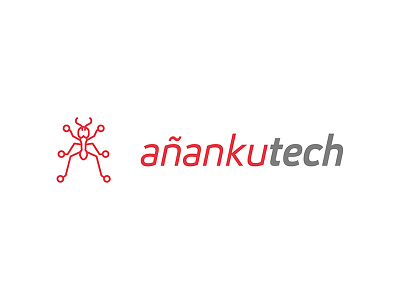 añanku-tech ant brand logo logotype red shot vector