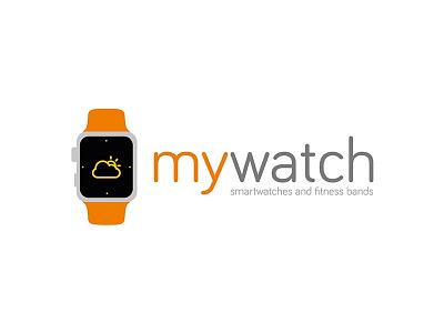 My Watch clock logo logotipo orange smartwatch