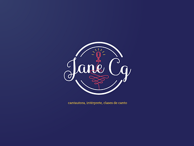 Jane Cg branding cantante ecuador imagencorporativa interprete logotipo singer song