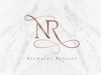 Diseño de Marca Personal - Necmaury Rosales isotipo logo logo a day logo alphabet logotipo personal brand type art white