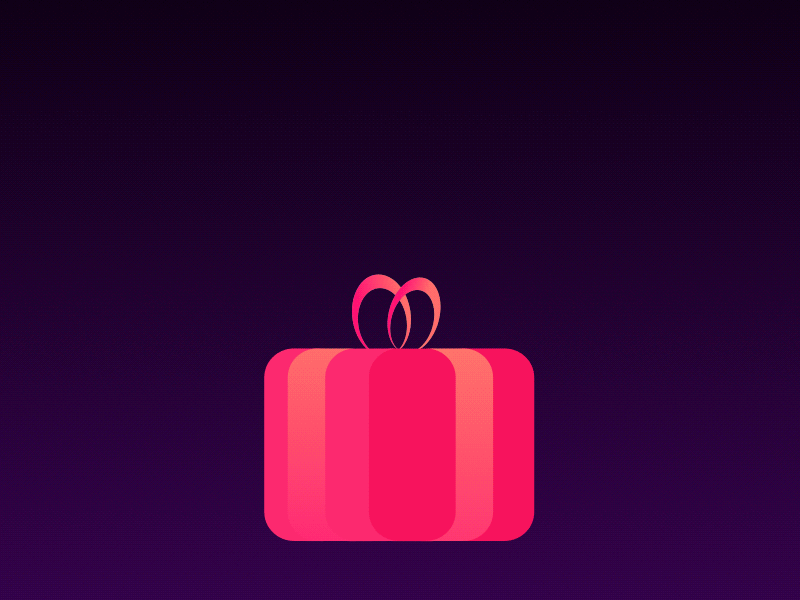 Gift animation bounce gift gift box happy surprise uidesign yay