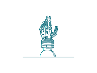 CAD Robot arm sketch