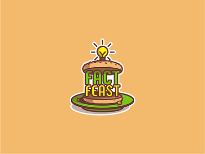 Fact Feast brand burger fast food food idea inovatom logo mascot