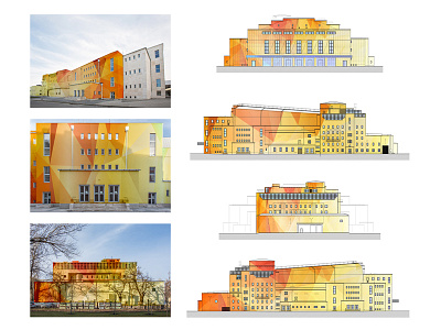 Erkel Theatre - Budapest Hungary (visual plan) building design graphic design hungary inovatom plan visual plan