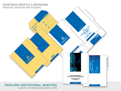 Universidad Marista | Brand Design | Stationery System branding design graphic design logo