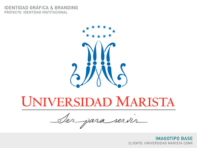 Universidad Marista | Brand Design | Base Imagotype branding design graphic design logo vector