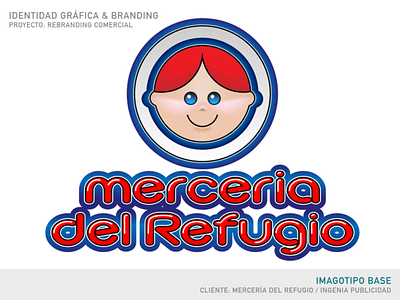 Mercería del Refugio | Rebranding | Base Imagotype branding design graphic design illustration logo