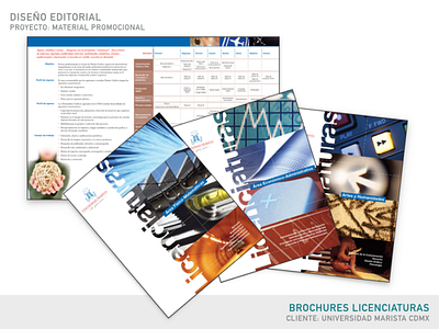 Universidad Marista Bachelor's Programs | Brochures branding design editorial design graphic design publication