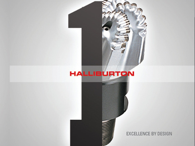 Halliburton Excellence by Design print design tradeshow