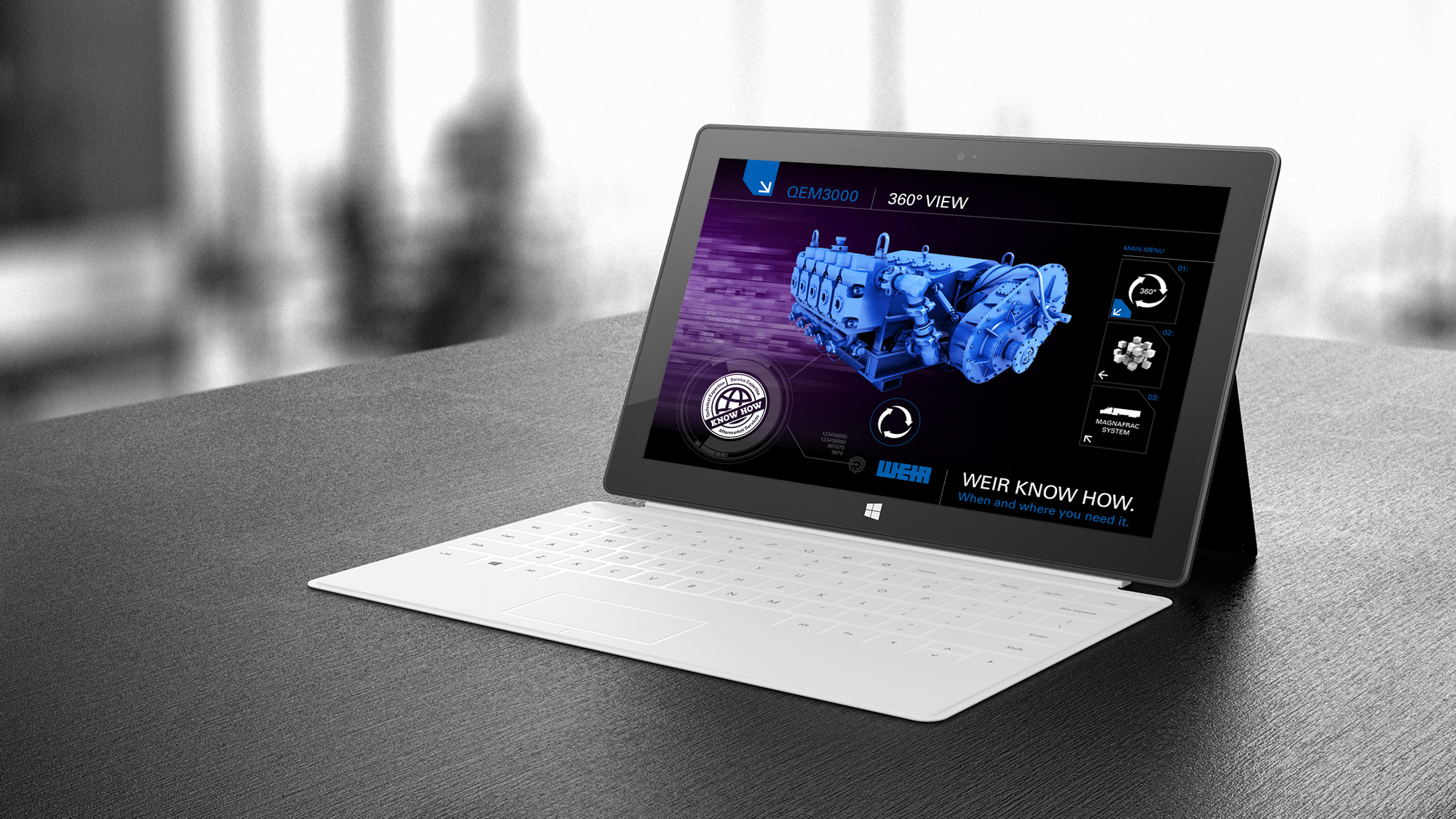 Weir QEM360 Multimedia Sales Tool by Sam Camero on Dribbble