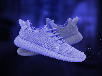 Yeezy Blue ad adidas blue blur clean dark fashion new shoes ui yeezy