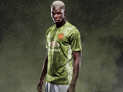 Manchester United Away Kit Concept boots clean football grass green mufc pogba smoke soccer united