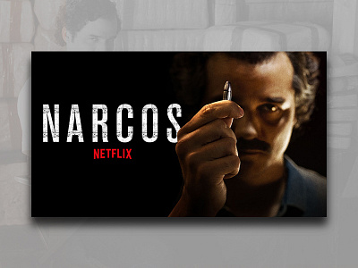 Narcos Netflix Poster black clean funny narcos net netflix new red show tv ui white