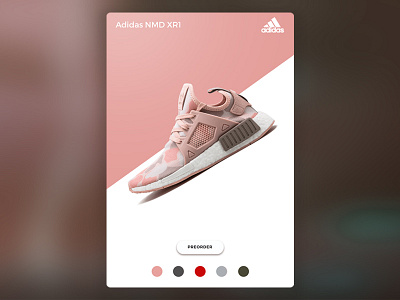 Adidas NMD XR1 Preorder Slide Concept ad adidas clean done new pink preorder purchase ui white