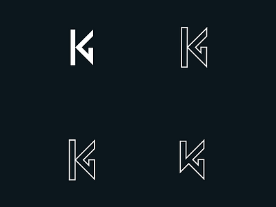 KG logo architect logo architectural logo branding geometric logo graphic design grid logo illustration kg kg logo simple logo graphicriver