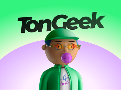 TonGeek NFT Collection 3d geek graphics nft toncoin