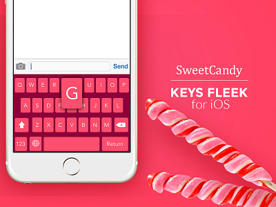 CandyKeyboard candy girly ios keyboard ui