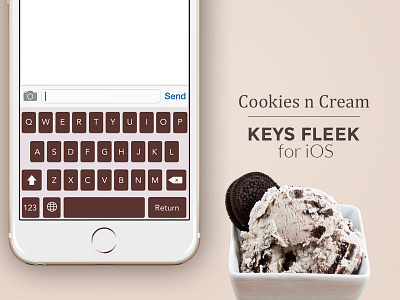 CookiesncreamKeyboard fun ios keyboard