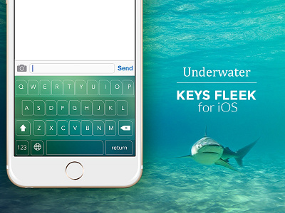 UnderwaterKeyboard fun ios keyboard underwater