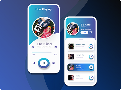 Daily UI 09 Music Player design typography ui ux