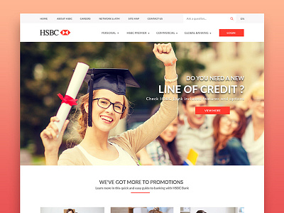 Personal HSBC Bank Redesign bank hsbc redesign