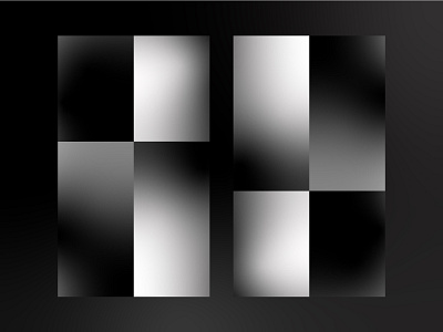 V — 01 apple black black white criss cross gradient grid sauce