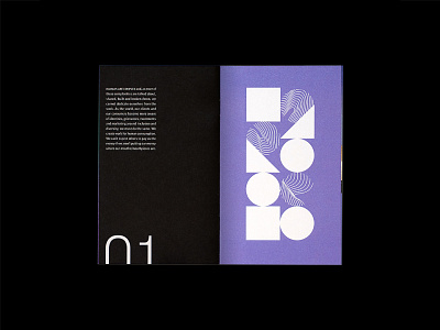 MONO ID — Booklet spread print design