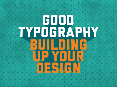 Good Typography typography self promo super powers
