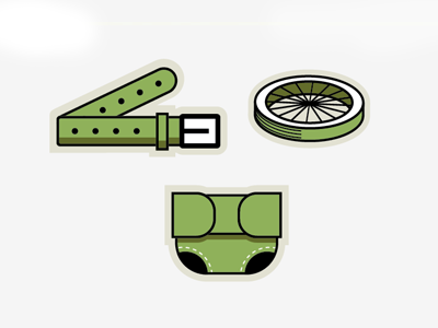 Icons for recycle station