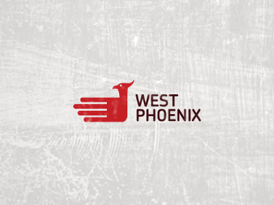 West Phoenix2 cooperation hand logo phoenix west