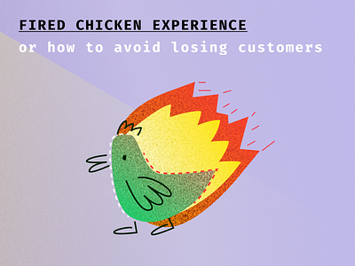 Fired Chicken Experience antonzuienko ui ui design ui ux ux ux article ux design