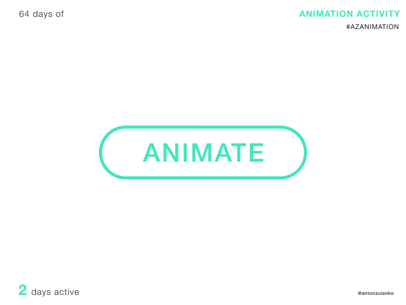 Button/Loader Animation 2d aftereffects animation antonzuienko motion design ui design