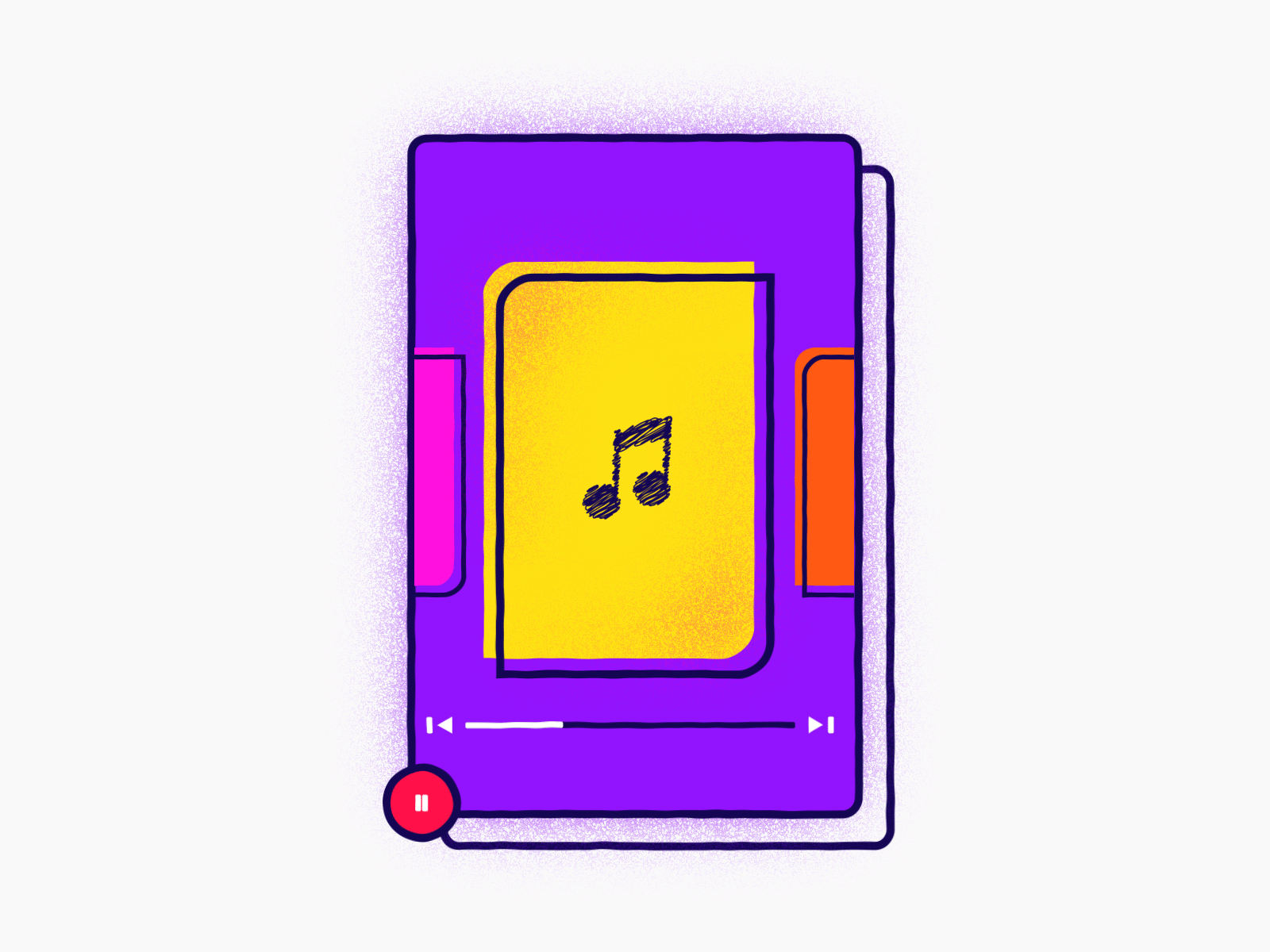 Music Player Animation