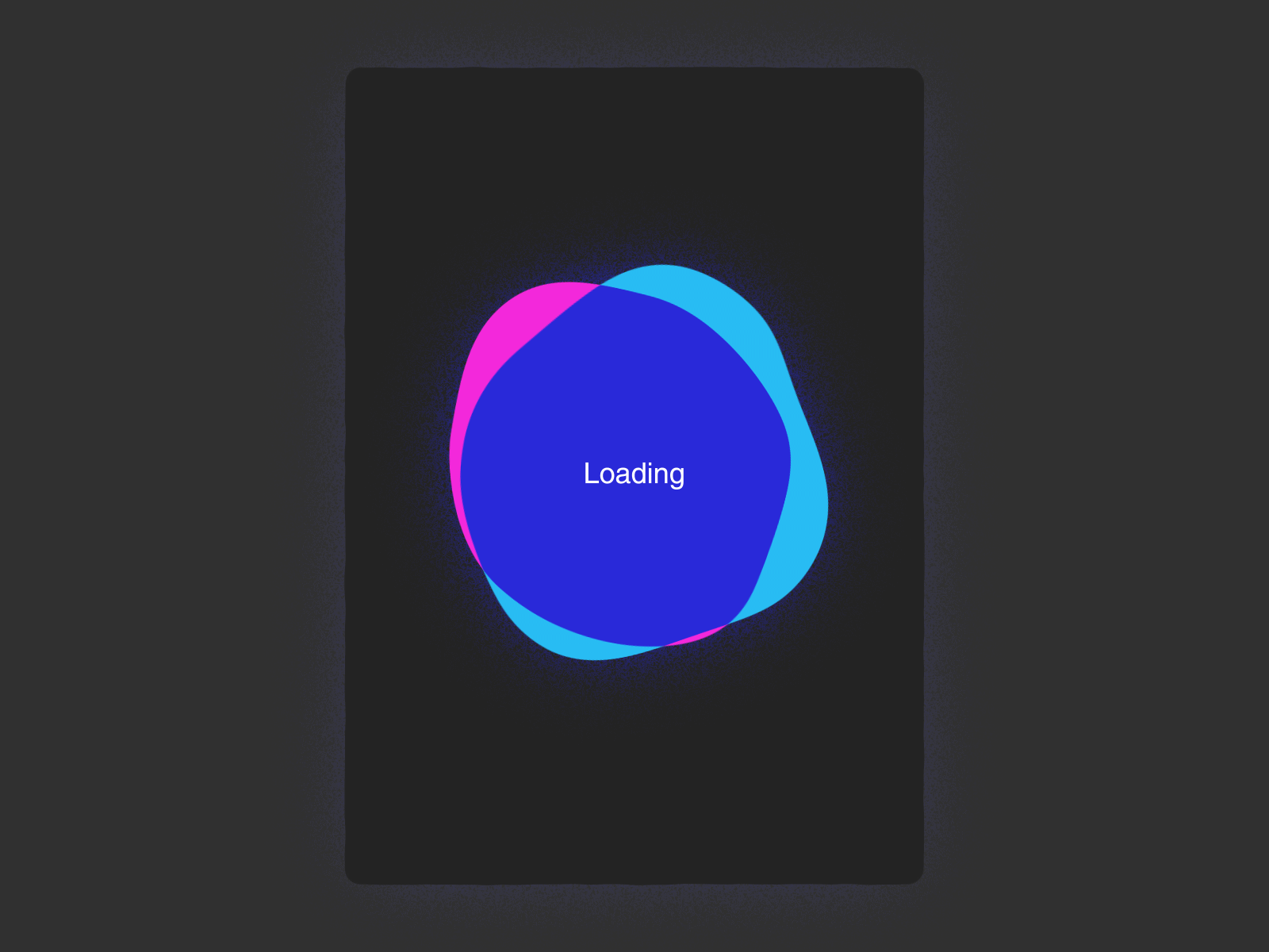 Loading Screen Animation aftereffects animation antonzuienko motion design ui design ux design