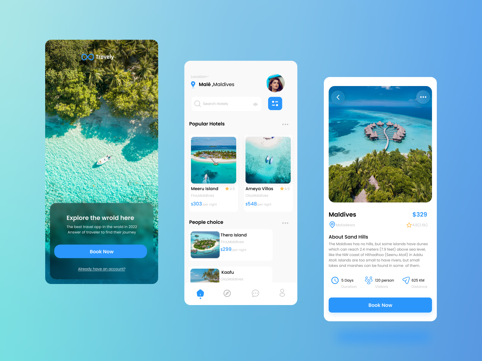 Travely . The Travel App . by Mehejabin Tabassum Lamia on Dribbble