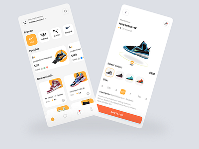 Shoe shop. app app design design ui user interface ux