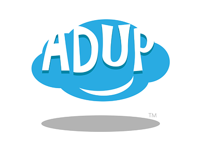 Adup branding illustration logo typography
