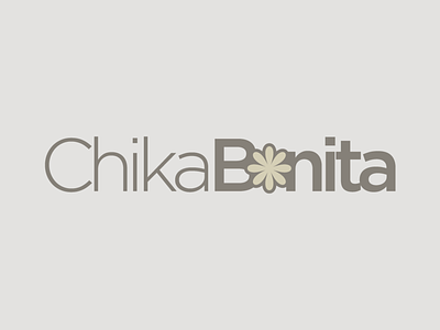 ChikaBonita branding letter art logo typography